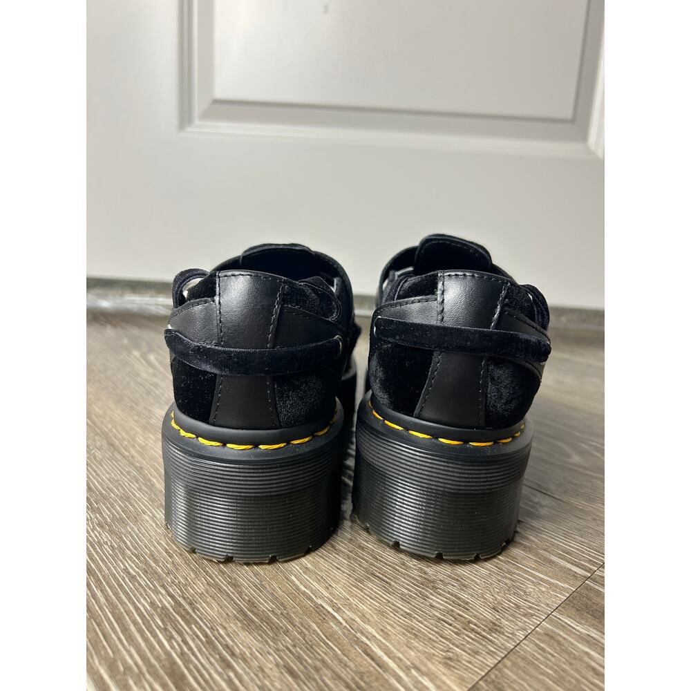 Dr. Martens Wednesday Addams Ramsay Quad Platform Mary Jane Goth Euro Grunge S 7 - Picture 6 of 7